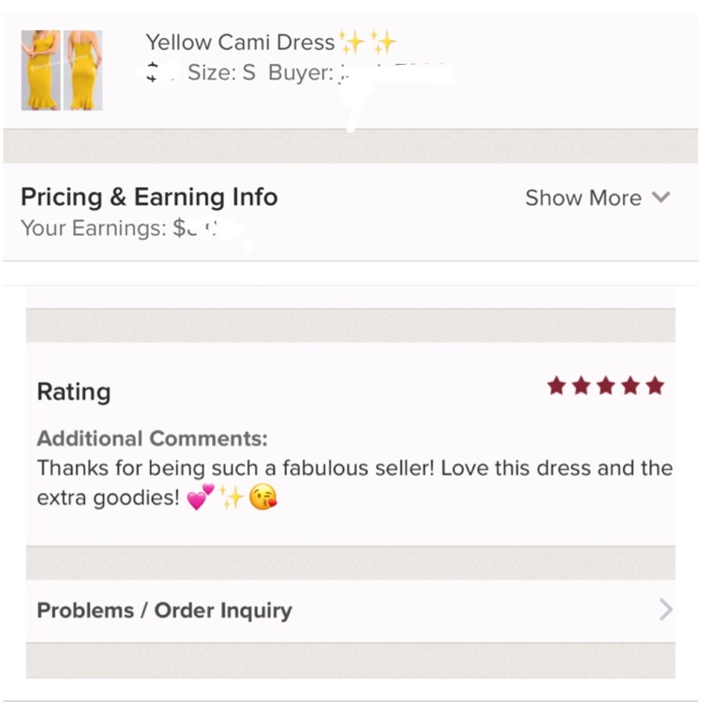 Yellow Cami Dress✨✨ - Picture 5 of 6